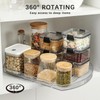 ROWNYEON Lazy Susan Turntable Organizer for Large Refrigerator, 360° Rotate