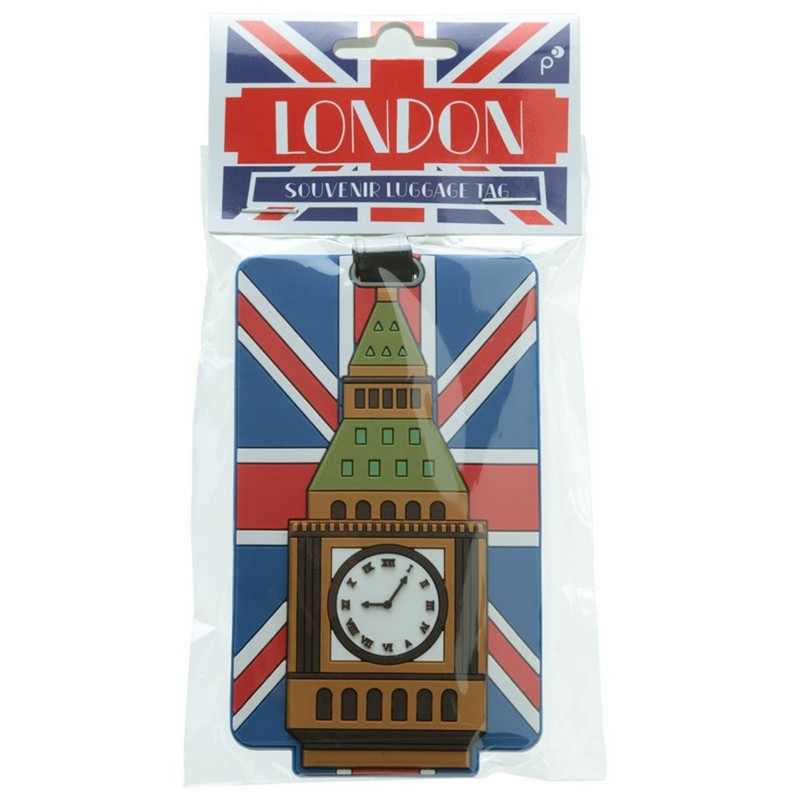 London Union Flag Big Ben PVC Luggage Tag