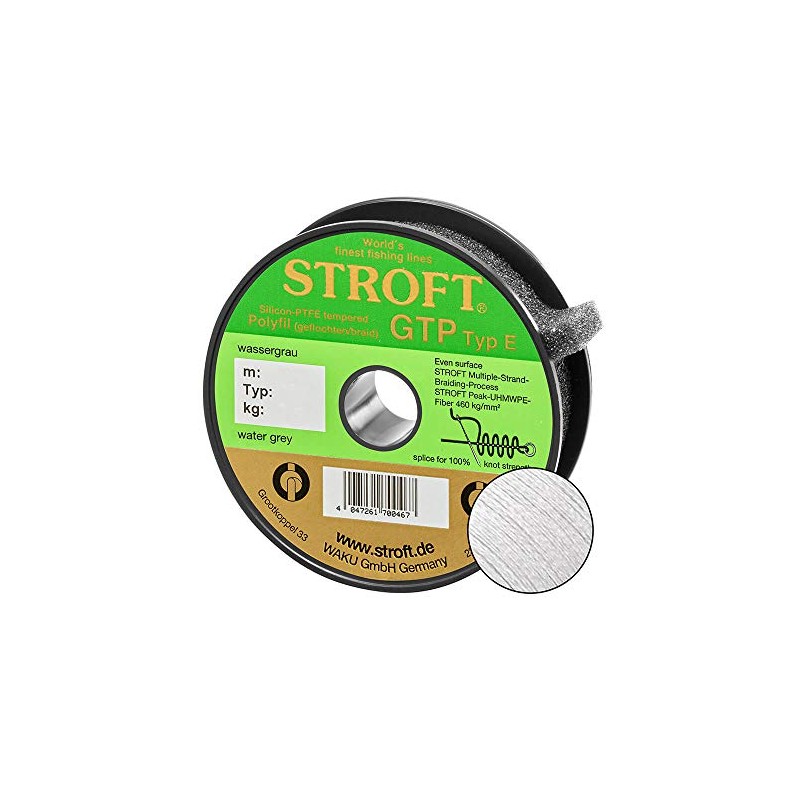 WAKU Stroft GTP Type E Braided Line Water Grey 125