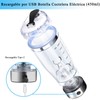 Yuehuam Botella para Proteina Gym con mezclador, Recargable por USB