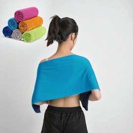 Ver Cool Towel 5-Pack - Quick-Dry Sports Towel for Swimming, Gym, Hiking, Cycling Outdoor Sports Green 2ea