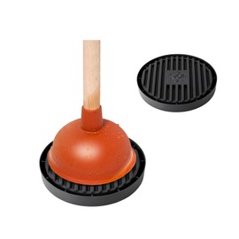 Dealsgogo Plunger Tray - Plunger Mat Air Drying Mat for Toilet Plunger - Plunger Holder Catches Drips - Wicks Water from Plunger and Dries Quickly, Toilet Plunger Holder Only