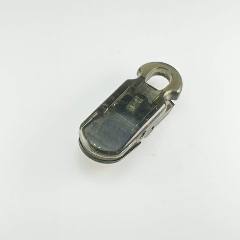 One-Touch Clip 5MM Round Cord Fish Clip Gray (Set of