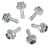6Pcs G1/4" Barb Fitting Adapter, OD 6mm PC Water Cooling