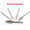 Woodworking Carving Tool, 9 Pieces Wood Engraving Drill Bit Set