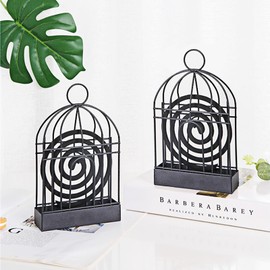 ZRGR Mosquito Trap Incense Holder Hanging, Birdcage Type, Indoor and Outdoor Use, Incense Sticker, Mosquito Repelling Incense, Hanging, Mosquito Repelling Incense, Plate, Iron, Mosquito Trap,
