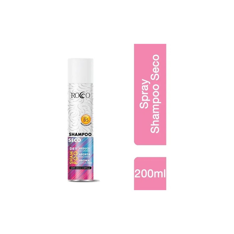 Rocco Shampoo En Seco 200ml Aroma Fresh Coton