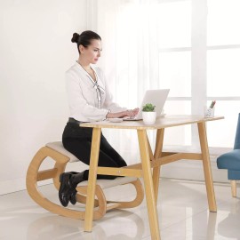 Predawn Ergonomic Kneeling Chair,Rocking Knee Chair Upright Posture Chair for...