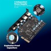 Tarjeta PCIe a USB 3.2/USB 3.1 Gen 2 de 10