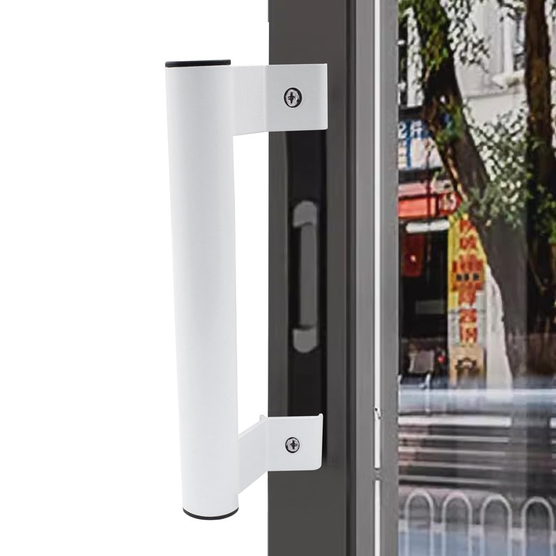 Jiozermi 2 Pack Sliding Door Handle, 8" Aluminum Patio Door