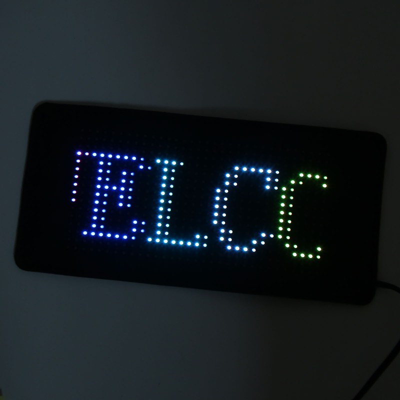 Programmable Scrolling LED Sign Bluetooth App Control LED Car Sign