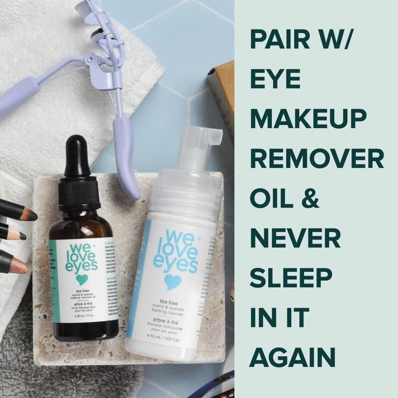 We Love Eyes: Tea Tree Eyelid Foaming Cleanser - Vegan.