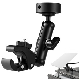 for 2024 Starlink Mini Clamp Mount, Angle Adjustable with Original Pipe Adapter for Starlink Mini Alloy Starlink Mini Bracket for RV/Pole/Yacht/Camper/Guardrails, Not Suitable for 2025 Pipe Adapters