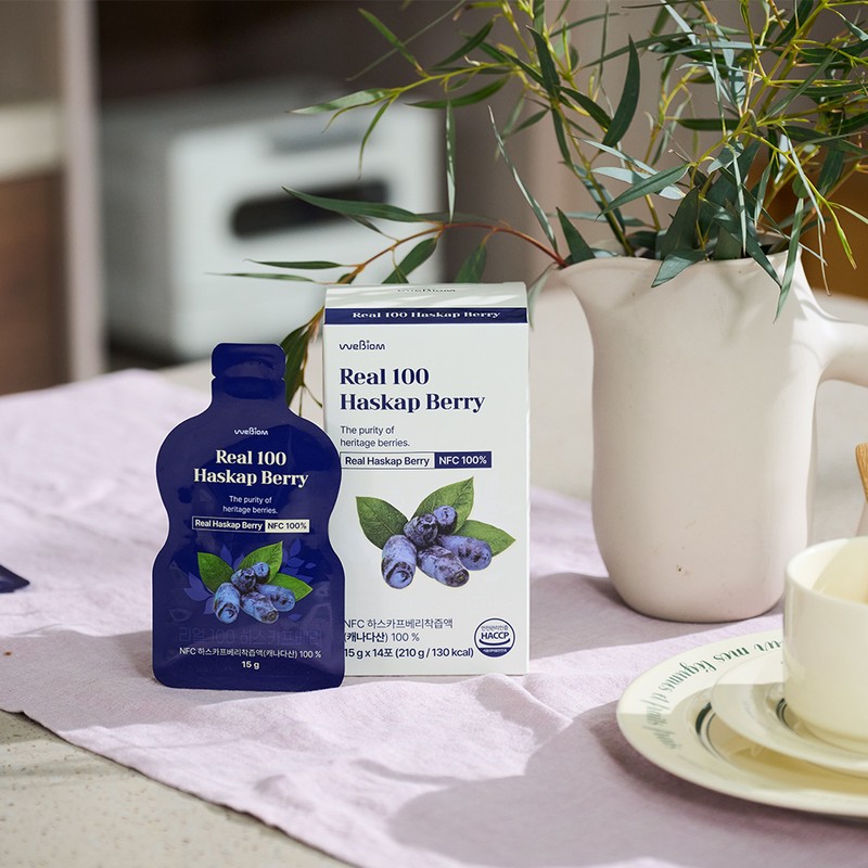 stomach biome Webiome 100% NFC Real Haskap Berry 7 packets,