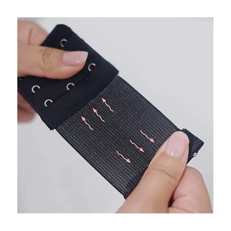 Yesmin Pack of 6 Bra Strap Extenders Extensions Elastic Extender