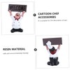 Levemolo Chef Hand-held Welcome Board Home Decorative Accessory Resin Craft