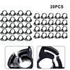 Pack of 20 Clip Nylon Snap Fit Plastic Ratchet Clamp