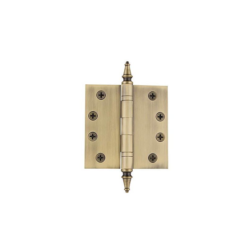 Nostalgic Warehouse 746097 4" Steeple Tip Heavy Duty Square Corners