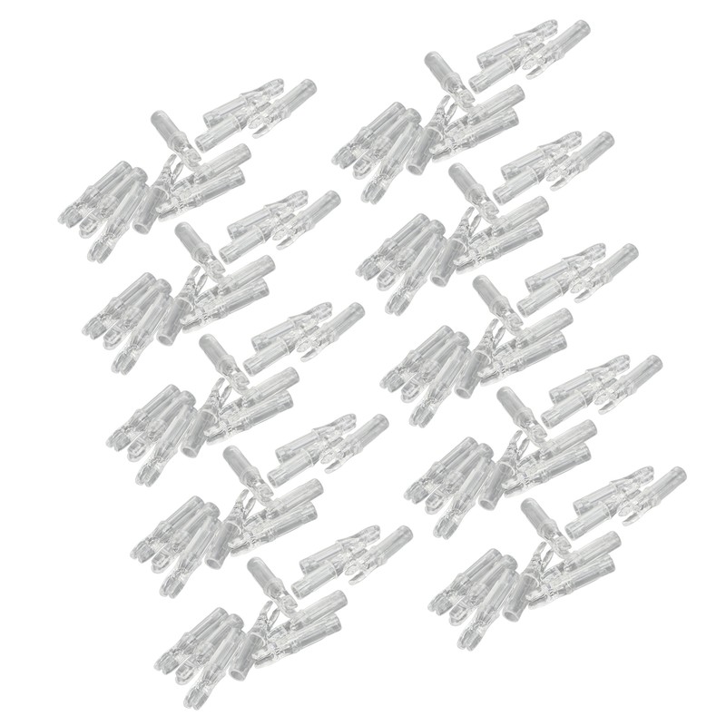 100pcs Archery Arrow Nock Durable Plastic Insert Arrow Nocks Light