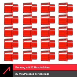 ACE XS Mouthpieces – 20 x Mouthpieces for Breathalyser – Storage Pack with 20 Per Milletester Mouthpieces XS