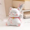 Cat Pen Holder Multipurpose Resin Innovative Cute Pencil Holder for