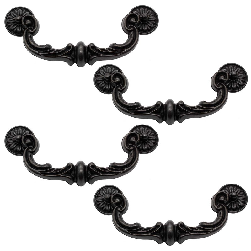 Biaungdo 4 Pcs 151mm/6 Inch Hole Center Pull Handles, Zinc