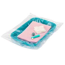 Practicon Practicon 9" X 11" Disposable Plastic Tray Covers, for Dental, Medical, Tattoo, Nail Tray, Box of 1,000