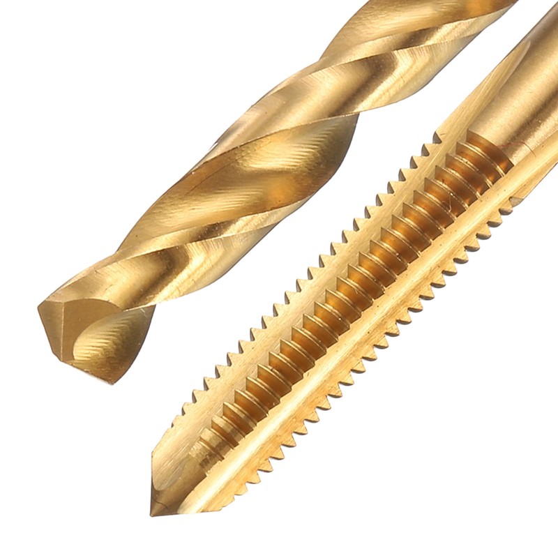 sourcing map Tap and Drill Bit Set, 1pcs M5 x