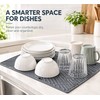 Silicone Dish Drying Mat for Kitchen Countertops – Non-Slip, Multi-Purpose