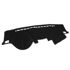 Partuto Dash Cover - Car Center Console Non-Slip Dash Board Mat - for Kia Forte 2009-2016 - Polyester Black - 1Pc