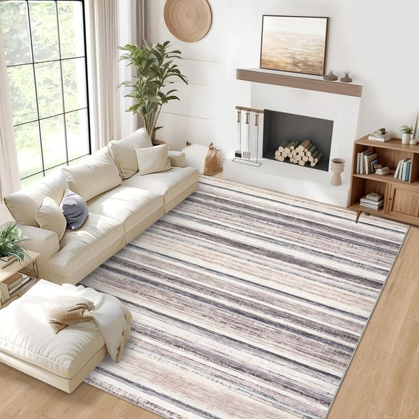 GarveeHome Washable Rug 9x12 Area Rug for Bedroom Modern Living