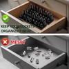 8PCS Socket Organizer Set, Socket Holder, 1/4", 3/8", 1/2" Metric