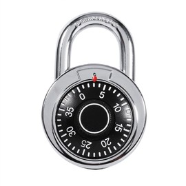 Combination Padlock, Digital Password Circular Alternative Padlock Circular Dial Number Luggage Suitcase Security Padlock