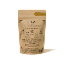 Anima Mundi Apothecary Calm Stress Relief Tonic Tea - Loose Herbal Blend Tea with Chamomile, Rose and Ashwagandha (2oz / 57g)