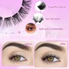 Fadlash Cluster Lashes Individual Lash 8-16mm Mixed Length Eyelashes 0.07mm
