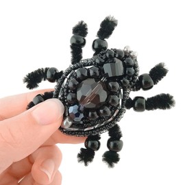 Crystal Art Beadwork kit for Creating Brooch BP-229C Spider