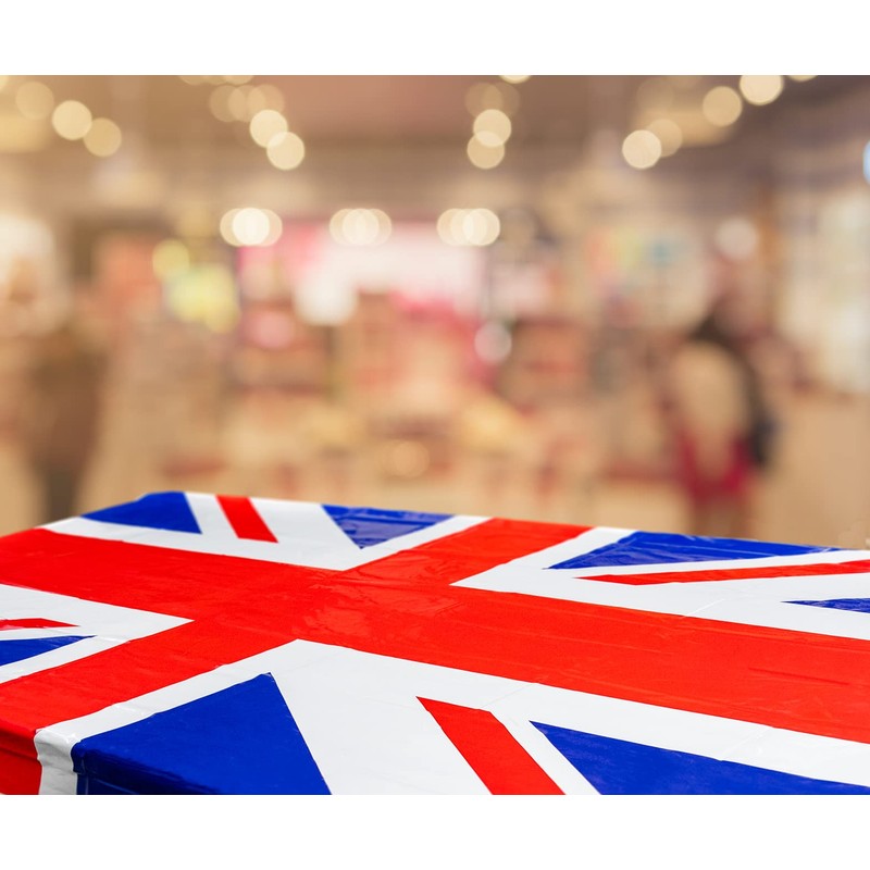 Union Jack Plasticloth Tablecloth - 137cm x 182cm - Perfect