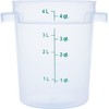 Carlisle FoodService Products Storplus Round Food Storage Container with Stackable