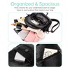 hengwin Small Backpack for Women PU Leather Convertible Women's Backpack