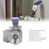 3 Way Ball Valve 1in 304 Stainless Steel Female T