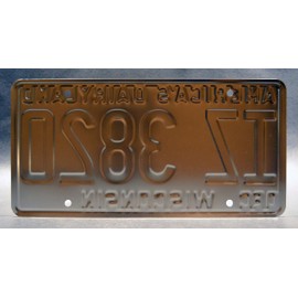 Celebrity Machines That ‘70s Show | IZ 3820 | Metal Stamped License Plate
