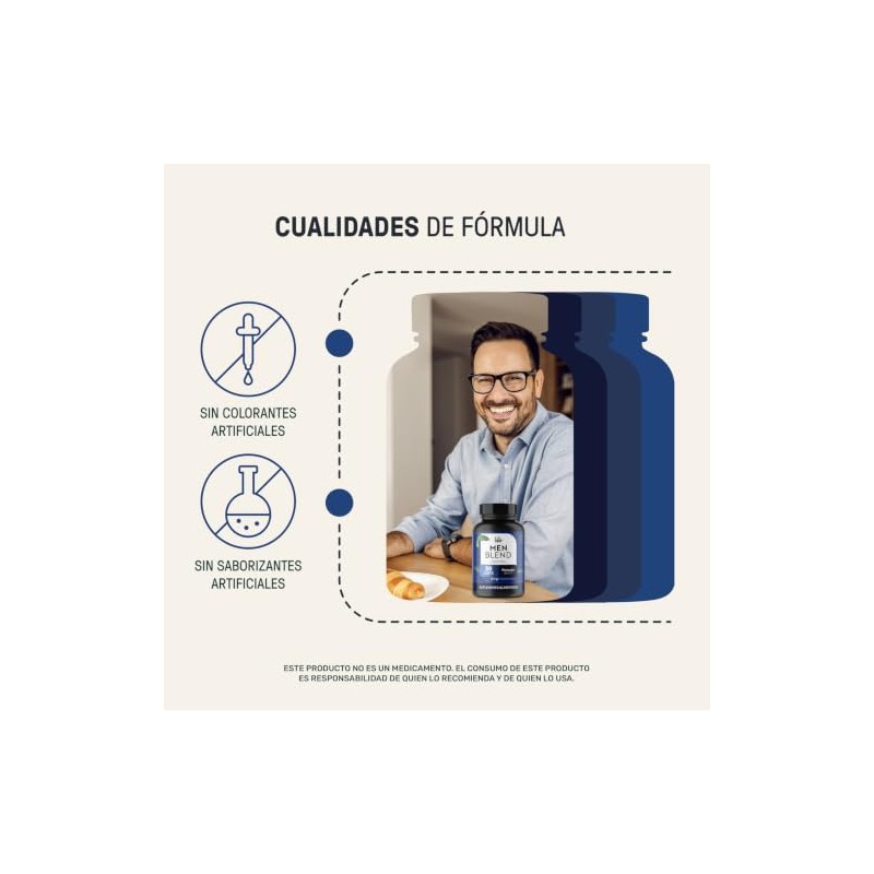 LIFE 360+ Men Blend Multivitamínico para Hombre con Creatina |