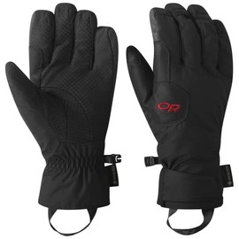 Men's BitterBlaze Aerogel Gloves Black/Tomato L
