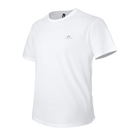 Pioneer Camp Men's Workout Gym Shirts Moisture Wicking Athletic Performance T-Shirts Quick Dry Running Active Top Tees White