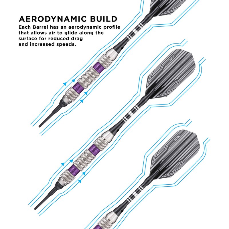 Viper Wind Runner Soft Tip Darts, 18 Grams