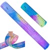 Amazleer 2 Pack Flexible Plastic Rulers 30cm/15cm, Unbreakable Bendable Shatterproof