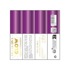 Viva la Diva Glow Liquid Eyeshadow Colour N1 Gold Liquid Eyeshadow with Shiny Finish and Metallic Effect for a Radiant Look