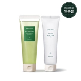 Aromatica Rosemary Shampoo 180ml + Aloe Vera Gel 180ml / 아로마티카 로즈마리 샴푸 180ml+알로에 베라 젤 180ml