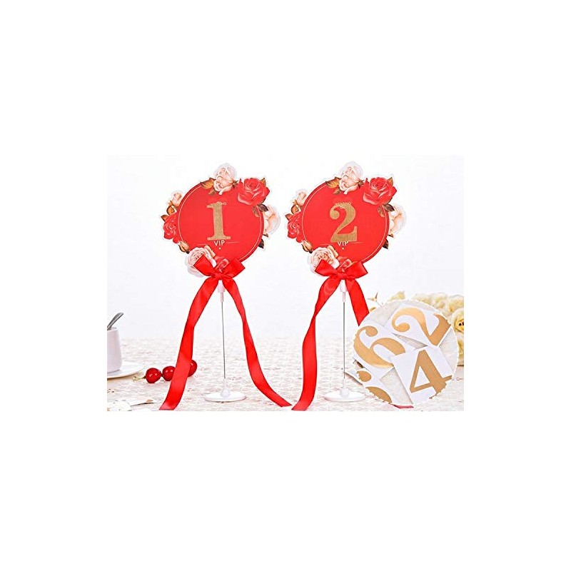 1-30 Pegatinas para número de boda para tarjetas de mesa,