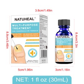 Nail Fungus 30ml, Fungal Nail Repair for Fingernails and Toenails, Helps Improve Nail Appearance, Including Brushes and Nail Files